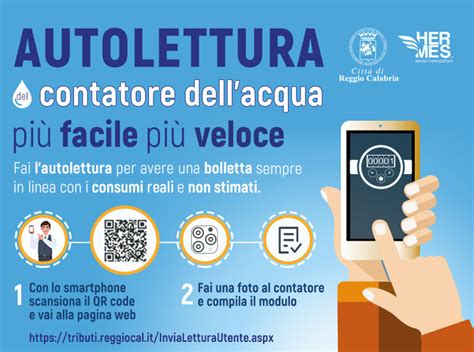 hermes servizi metropolitani lettura contatore|Autolettura contatore dell’acqua: l’avviso di Hermes ai reggini.